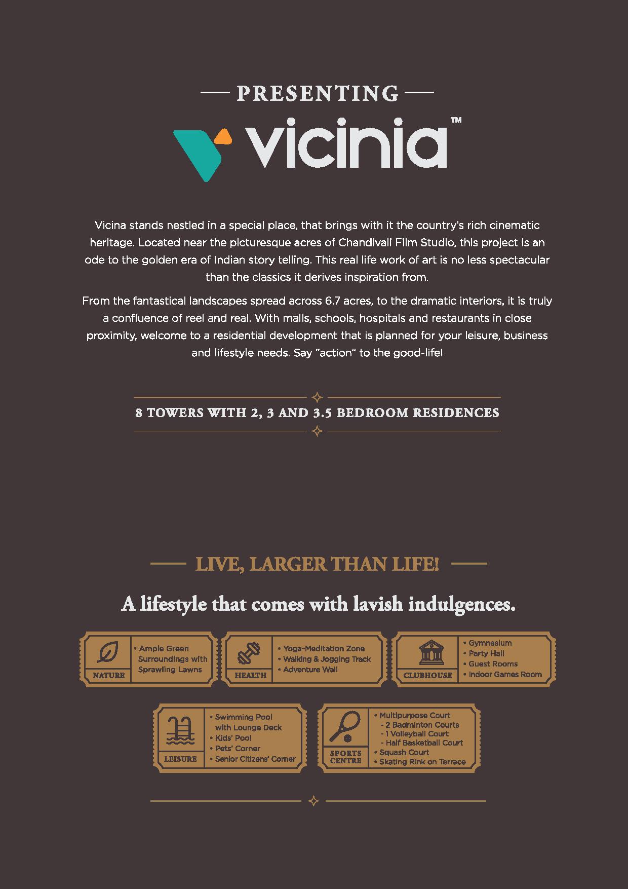 Enjoy lifestyle that comes with lavish indulgences at Shapoorji Pallonji Vicinia in Mumbai Update